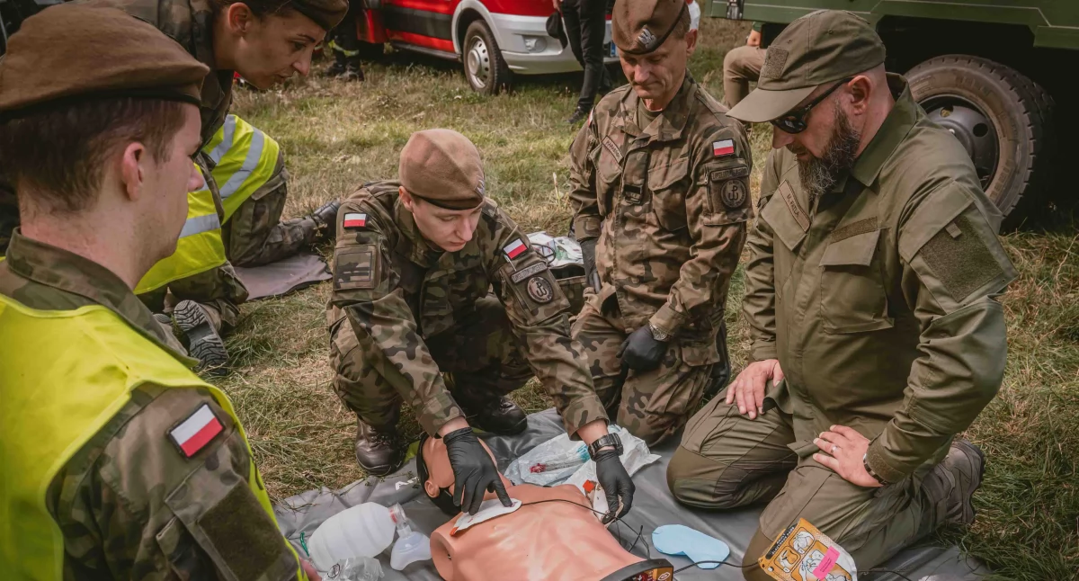 Region, „Ulisses 2024” Dęblinie Wspólne ćwiczenia terytorialsów strażaków policji - zdjęcie, fotografia
