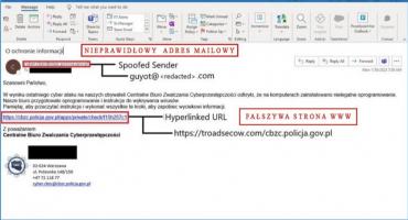 Uwaga na fałszywe maile dotyczące rzekomego cyberataku!