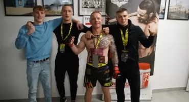Adrian Kurek, Dominik Buczek, Marek Warowny i Rafał Buczek walczyli na ryckiej gali MCF